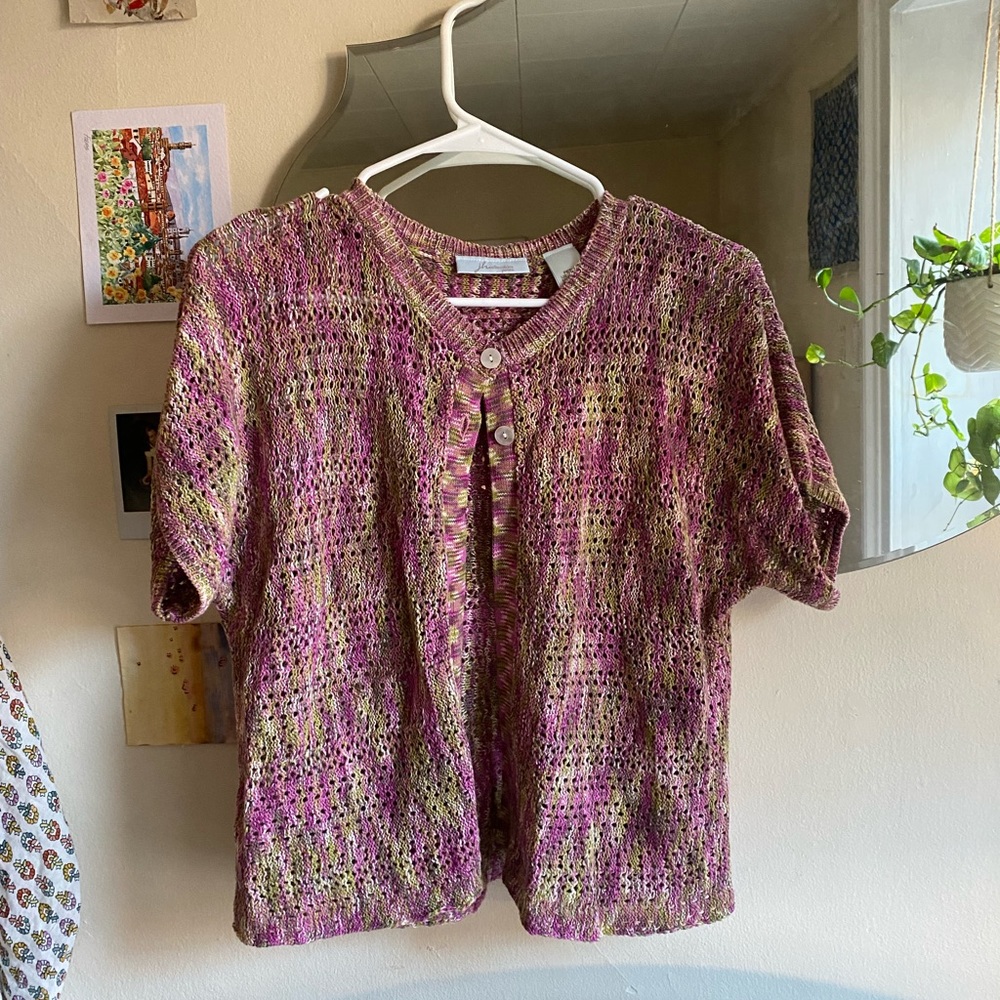 Spring knit top/cardigan